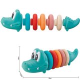  Edukativni set za malu djecu - Mekana piramida Krokodil | shoptok.hr