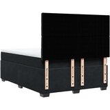 vidaXL Krevet s oprugama i madracem crni 160x200 cm baršunasti | shoptok.hr