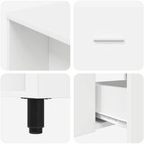  Toaletna jedinica Bijela 80 x 35 x 60 cm Konstruirano drvo | shoptok.hr