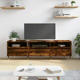 vidaXL TV omarica dimljeni hrast 150x30x44,5 cm inženirski les Cene