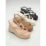 Resti Women's Wedge Sandals Skyline Straps | Shoptok.si