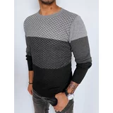 DStreet Men's gray-black sweater