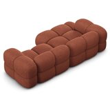 Cosmopolitan Design Opečnato oranžna kotna sedežna garnitura (levi kot/z ležalnikom) Loretto – | Shoptok.si
