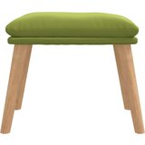  Stolček za noge svetlo zelen 45x29,5x35 cm žamet, (20983767) | Shoptok.si
