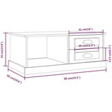 vidaXL Stolić za kavu boja betona 90x50x35 cm konstruirano drvo | shoptok.hr