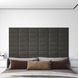 vidaXL Zidne ploče baršunaste 12 kom tamnosive 30 x 15 cm 0,54 m² Cijene