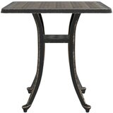 vidaXL Vrtna miza bronasta 53x53x53 cm liti aluminij | Shoptok.si