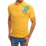 DStreet Koszulka polo z nadrukiem żółta | Shoptok.si
