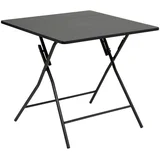 Five sklopivi stol 80x80 cm crni