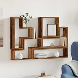  Polica na zidu Zidna montaža Staro drvo 96 x 12 x 64 cm | Shoptok.si