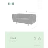 Ghado Bež sedežna garnitura 170 cm Shel – | Shoptok.si