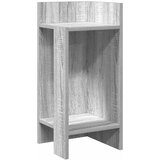  Pomoćni stolići 2 kom s policom boja sivog hrasta 25,5x27x60 cm | shoptok.hr