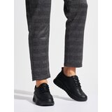 Shelvt Black openwork leather shoes by Sergio Leone | Eponuda.ba