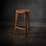 Meda_Furniture Drvena barska Terca stolica Trešnja Cene