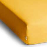 DecoKing Plahta s gumom Amber 120-140x200 cm, žuta Slike