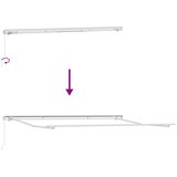 Povlačivi tende Šareni 500 × 300 cm Poliester i aluminij | shoptok.hr