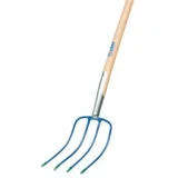 Vile za gnoj 4 zubaca, kaljene s drškom 130 cm (29x21 cm)