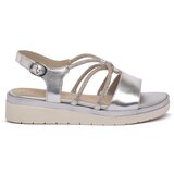Jana Sandali & Odprti čevlji SILVER SANDAL Siva Cene