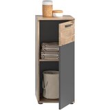 MID.YOU Spodnja Omarica Mason, Siva, Barva Hrasta | Shoptok.si