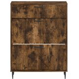  Ormar za cipele HAARLEM 78 x 24 x 103 cm Konstruirano drvo - Dimljeni hrast | shoptok.hr