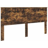  Krevetna konstrukcija s uzglavljem Dimljeni hrast 180 x 200 cm | shoptok.hr