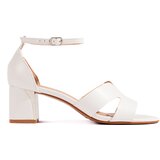 Shelvt Women's white heeled sandals | Shoptok.si