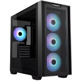 Asus A21 PLUS RGB micro-ATX okno BTF črno ohišje Cene
