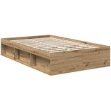 Krevetna konstrukcija Umjetnička hrastovina 120 x 200 cm | shoptok.hr