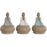  Okrasna Figura Home ESPRIT Bela Zelena Turkizno Orientalsko 11 x 11 x 15 cm (3 kosov) Cene