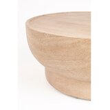 Zuiver Okrogla klubska mizica v kamnitem dekorju v naravni barvi ø 80 cm Noble – | Shoptok.si