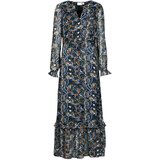 Vila Dolge obleke VIKELLY V-NECK L/S ANCLE Večbarvna Cene
