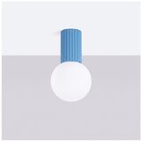 Sollux Svetlo modra stropna svetilka iz opalnega stekla ø 12 cm Orbital – | Shoptok.si