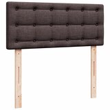  Krevet box spring s madracem tamnosmeđi 120 x 190 cm od tkanine | shoptok.hr