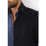Dewberry PLT8370 MEN'S COAT-NAVY BLUE | Shoptok.si