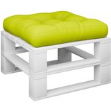  Jastuk za palete jarkozeleni 58 x 58 x 10 cm od tkanine | shoptok.hr