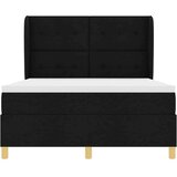  Postelja s vzmetnico Črna 140x190 cm Tkanina, (22052933) | Shoptok.si
