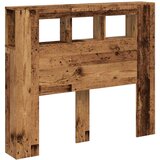 vidaXL LED uzglavlje boja drva 120x18,5x103,5 cm konstruirano drvo | shoptok.hr