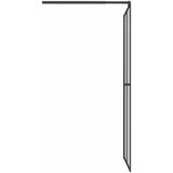 Pregrada za tuš 80 x 195 cm od tamnog kaljenog stakla | Eponuda.ba