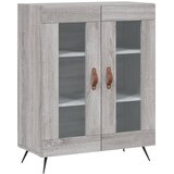  Visoka komoda siva sonome 69,5x34x180 cm od konstruiranog drva | shoptok.hr