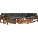  Set vanjskih sofa 7 kom. Prirodna i antracit | shoptok.hr