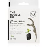 The Humble&Co Floss Picks dentalni zobotrebci Charcoal 50 kos Cene