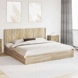  Okvir za krevet s pohranom i uzglavljem Hrast sonoma - Hrast sonoma 180 x 200 cm | shoptok.hr