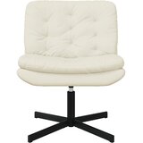  Stolac za opuštanje s rotacijom Krema 63 x 75 x 76 cm Baršun | shoptok.hr