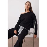 TRENDYOLMILLA ženski set duks-pantalone Twoaw26Au00043, crna-crna | Eponuda.com