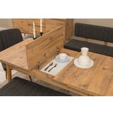 Hanah home vina bench 04 1053 atlantic pine anthracite (produžni trpezarijski sto, stolice i konzola (6 komada) | ePonuda.com