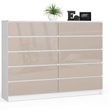 AKORD KOMODA K160 10SZ CLP CAPUCCINO GLOSS, (21702966) | Shoptok.si
