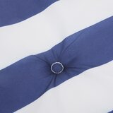 Jastuci za stolicu 2 kom plavo-bijeli prugasti od tkanine | shoptok.hr