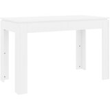 Maison Chic Jedilna miza - Kuhinjska miza - Jedilni stol bela 120x60x76 cm iverna plošča, (21715282) Cene