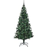 vidaXL Umjetna preddekorirana božićna jelka med 300 LED Zelena 210 cm | Shoptok.si