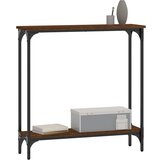  Konzolni stol smeđa boja hrasta 75x22,5x75 cm konstruirano drvo | shoptok.hr
